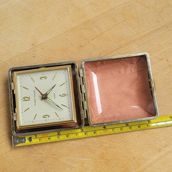 Phinney-walker trunk case alarm pocket watch vintage - Picture 7 of 9